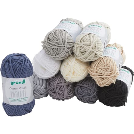 6145-3 Cotton Quick Mini Shades of Grey 10x15gram