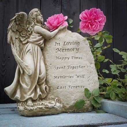 Betonnen tuinbeeld - In loving Memory