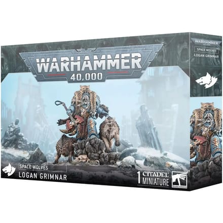 Beeldje Games Workshop Warhammer 40k - Space Wolves Logan Grimnar