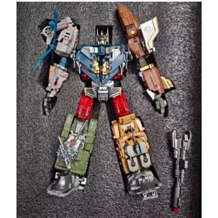6 in 1 Transformeerbare Defender Defensor Bruticus Devastator Superion Figuur Speelgoed Model Kleurdoos Actiefiguren