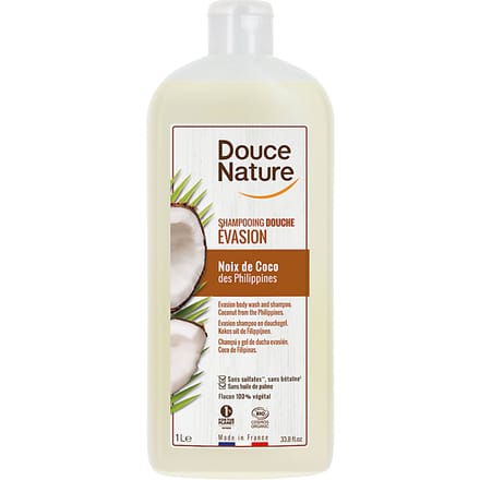 Douce Nature Douchegel & shampoo evasion kokos bio 1 Liter