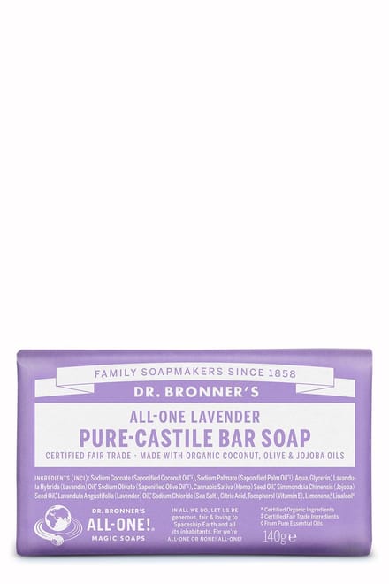 Dr.Bronner's Pure-Castile Stuk zeep 1 stuk(s)