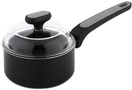 Nois Salto Silver Serie - Kookpan - 16cm - Greblon C3+ Coating - Inclusief Deksel