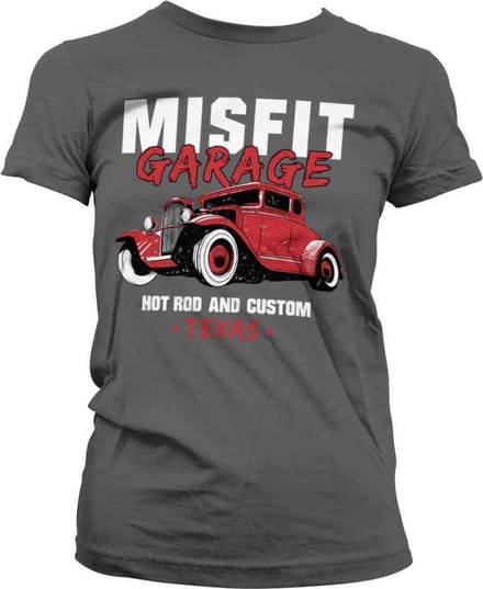 Misfit Garage Dames Tshirt -S- Hot Rod & Custom Grijs