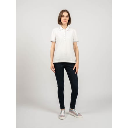 Geox Poloshirt Sustin Vrouw Wit