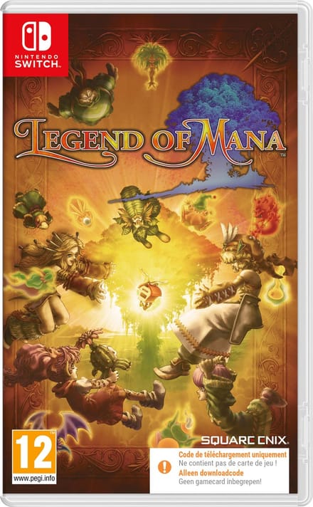 Legend of Mana (Code in a Box) - Nintendo Switch - RPG