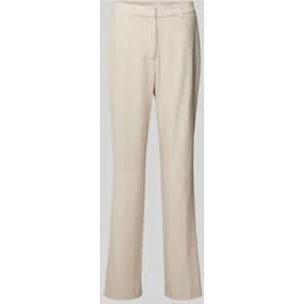 Tapered fit stoffen broek met structuurmotief