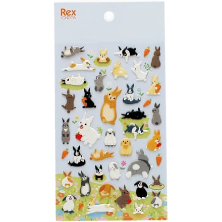 3D-stickers Rex London Kawaii Bunny
