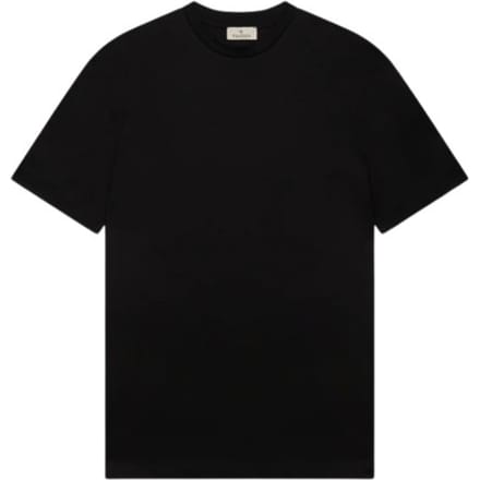 Valenza Interlock Supima T-shirts Zwart 1001