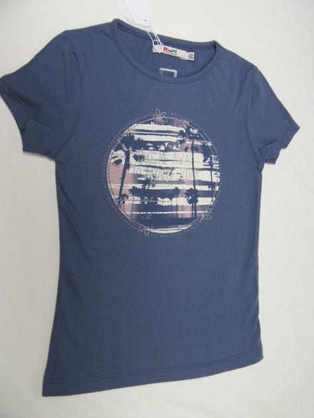 Rumbl , meisje, tshirt korte mouw ,blauw , take me away .... ,  116 / 122