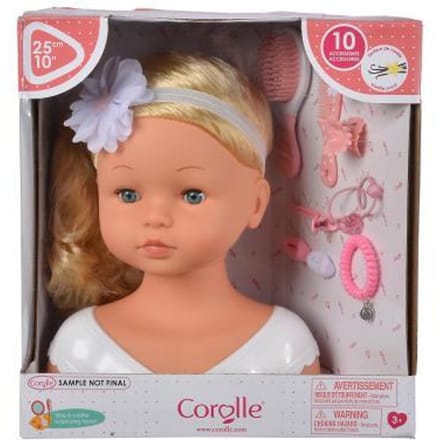 Corolle - Kappop Haarstyling - Stylinghoofd - Accessoires - Vanaf 3 jaar