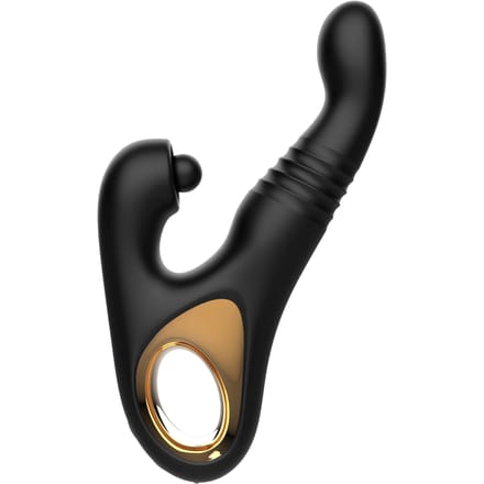 Rimba - Sensual nights SN08 - Stotende Vibrator met Tapping Functie - Zwart