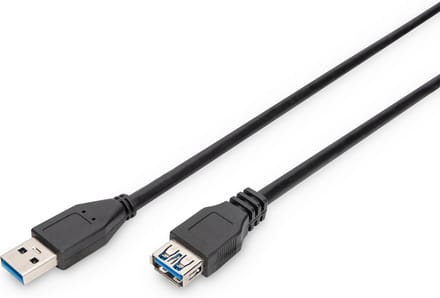 Digitus - Verlengkabel USB 3.1 Gen.1 SuperSpeed - 5Gbps - Type USB A/USB A - Zwart - 3m