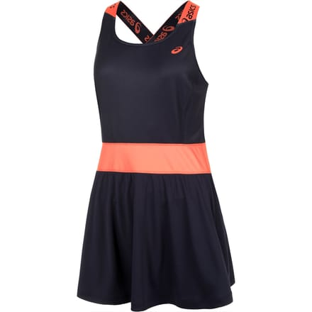 ASICS Jurk Dames-Donkerblauw,Koraal