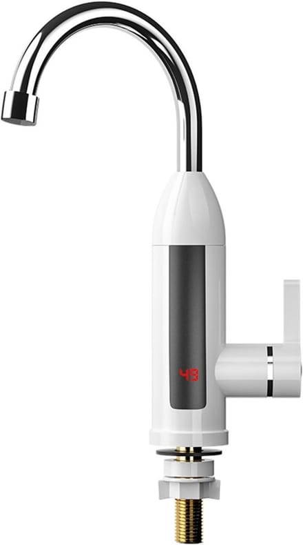 Elektrische boiler kraan - Direct warm water - Keuken comfort - Snelle verwarming 3-5 sec - Wit