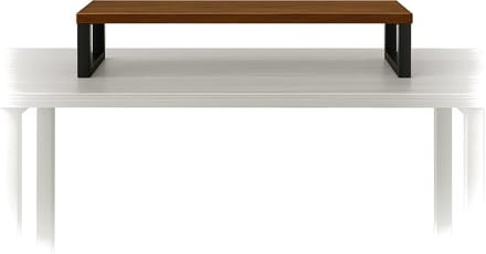 BEGRYF - Monitorstandaard - rustiek bruin - 90x20x10 cm