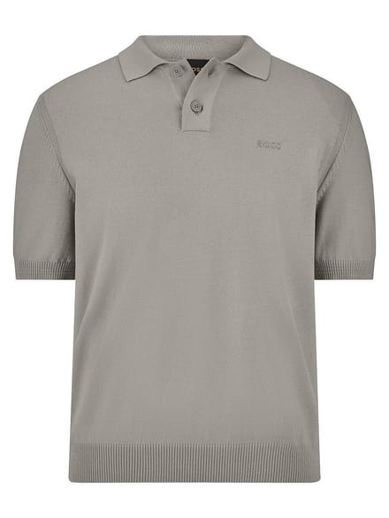 Poloshirt BOSS Orange Asac_P beige gebreid