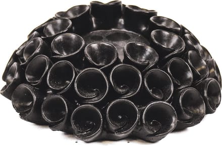 Housevitamin Zwarte Koraal kandelaar-13x3x5cm