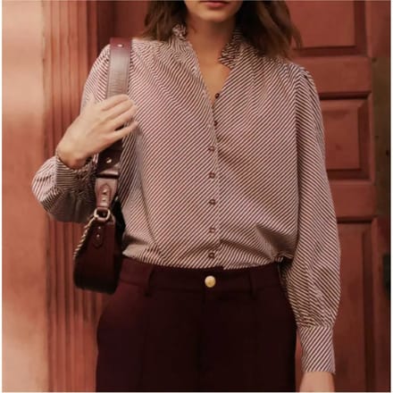 Damesblouse met lange mouwen Ichi Endia
