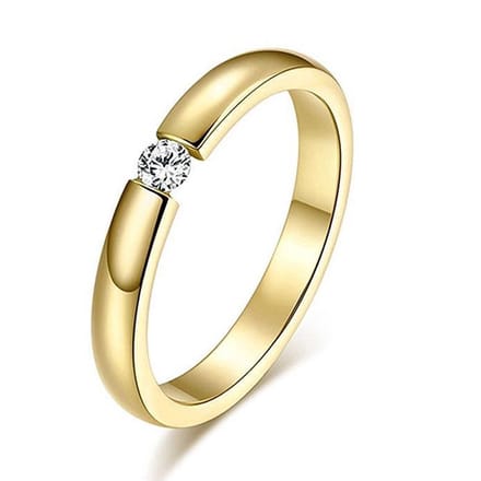 Montebello Ring Bactris - 316L Staal - Verloven/Trouwen - Maat 59-18.75mm