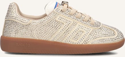 BACK70 Meisjes Lage sneakers Sirio - Beige - Textiel - Maat 33