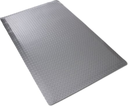 FLOORDIREKT Anti-vermoeidheidsmat - Dyna-Protect Diamond - Werkplaatsmat - Grijs - 60 x 100 cm