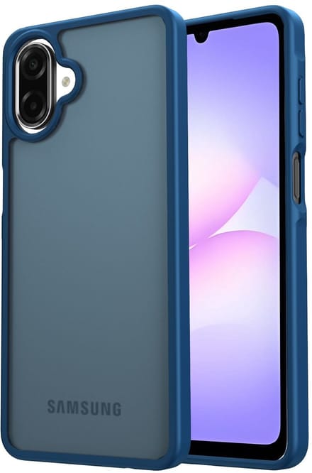 Hoesje Geschikt voor Samsung Galaxy A07 - Matte Back Cover - Blauw