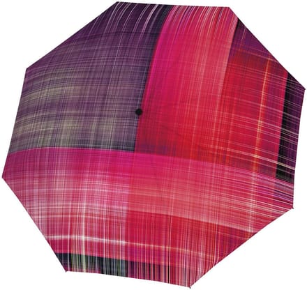 doppler paraplu Carbonsteel Magic Noble Check Pink veelkleurig