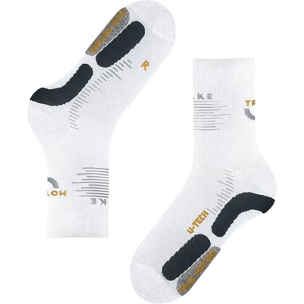FALKE RU True Motion anti-blaar lyocel functioneel materiaal hardloopsokken heren wit - maat 44-45