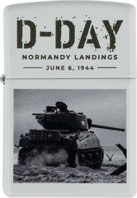 Zippo D-Day Sherman tank