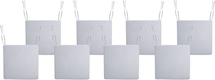 SASSARI PREMIUM - Zitkussen set van 8 - Lichtgrijs - Polyester