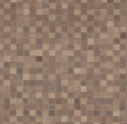 Ruitjes behang leatherlook 17975