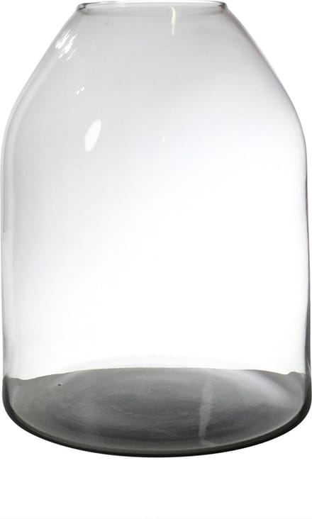 Hakbijl Glass Bloemenvaas Barcelona - transparant - eco glas - 19 x 25 cm