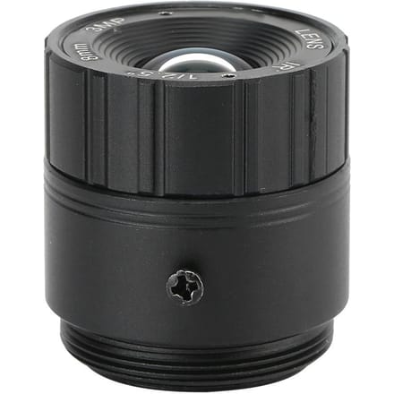 Objectif de caméra 8 mm Focale 3MP Haute Définition Sécurité CCTV Surveillance gray