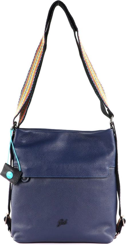 Gabs Leren Schoudertas Clarissa TG Shoulderbag Inchiostro Blu Donkerblauw