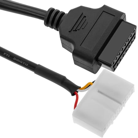 BeMatik - OBD2 naar DB 26-pins diagnosekabel compatibel met Tesla