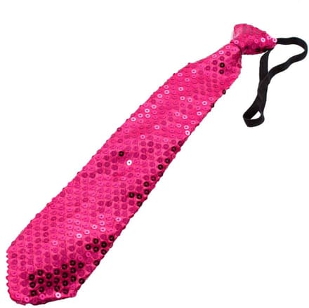 Folat - Stropdas magenta met LED
