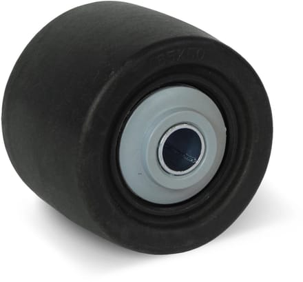 Zwart nylon zwaarlastwiel - 65mm - 500kg