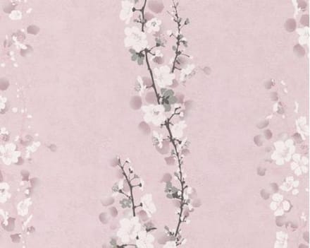 ROSE BLOEMEN VLIES BEHANG 953234