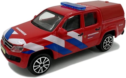 Bburago Volkswagen Amarok - Modelauto - Schaal 1:43 - Rood/Wit/Blauw