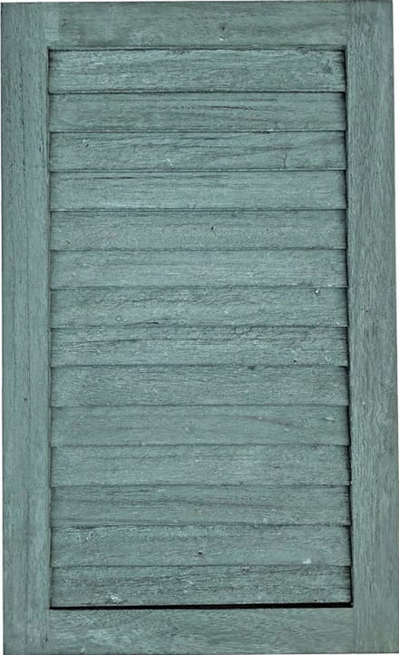 Lavandoux - Louvre Shutter Paneel - Khaki Greenwash - 48 x 29 cm