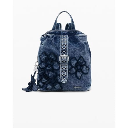 Desigual vrijetijdsrugzak rugzak Curio Denim Mini Backpack Denim Dark Blue donkerblauw