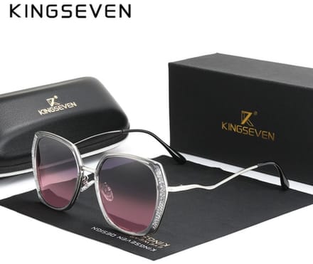 KingSeven Roze - Butterfly met UV400 en polarisatie filter - Z211