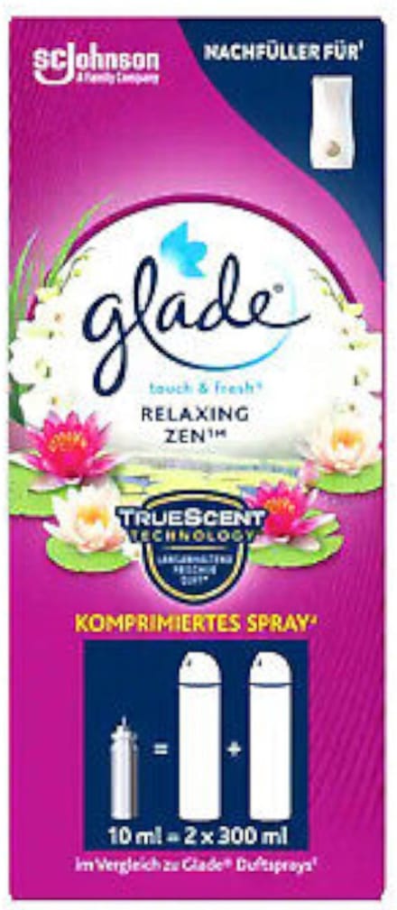 Glade Touch & Fresh Minispray navulling10ml Relaxing