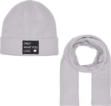 Only muts en sjaal meisjes - lila -  KONmadison - maat one size