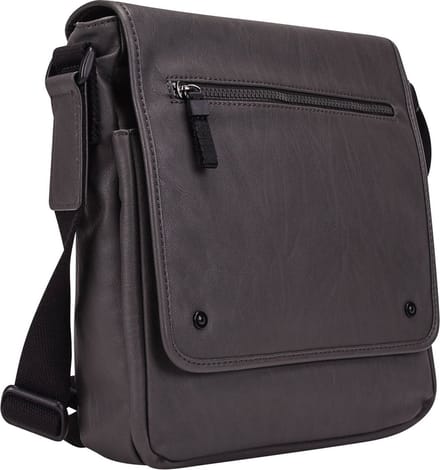 LEONHARD HEYDEN Schoudertas Laptoptas met laptopvak Cult Messenger Bag M Grey Grijs