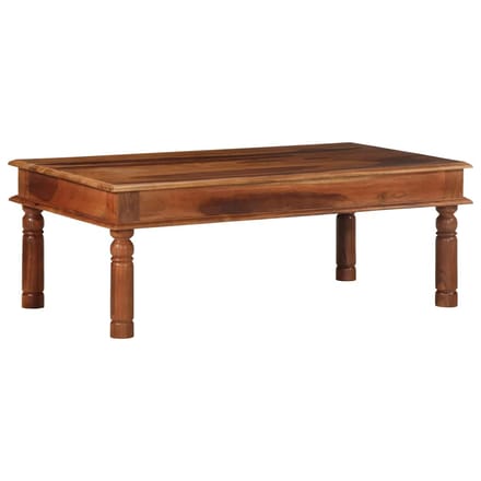 vidaXL - Salontafel - 110x60x40 - cm - massief - acaciahout
