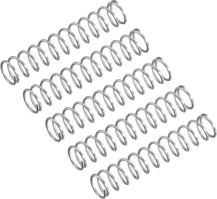 5 Stuks Compressieve Veertjes RVS 304 - 3mm Buitendiameter - 15mm Lengte