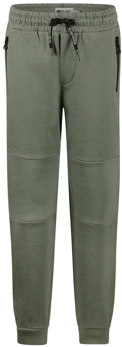 No Way Monday Jongens Joggingbroek Faded Green maat 152
