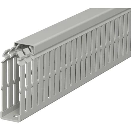 OBO Bettermann 6178420 Kabelgoot (l x b x h) 2000 x 25 x 75 mm 1 stuk(s) Steen-grijs